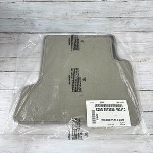Ford C520 Stone Tan 2 Piece Rear Floor Mat Set CJ54 7813005 AB31TC NOS Conditi